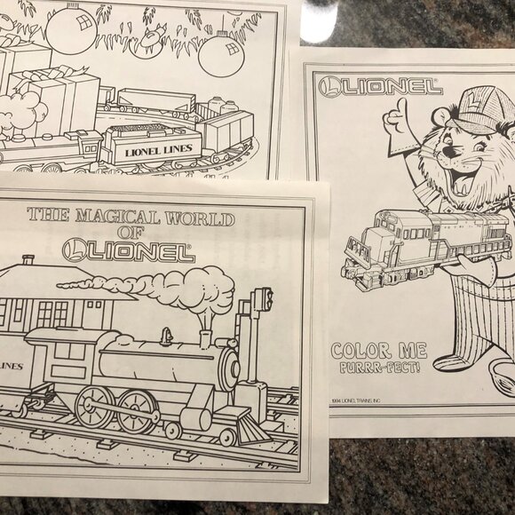 Lionel (Vintage) Crayola Activity train Set - Picture 6 of 8